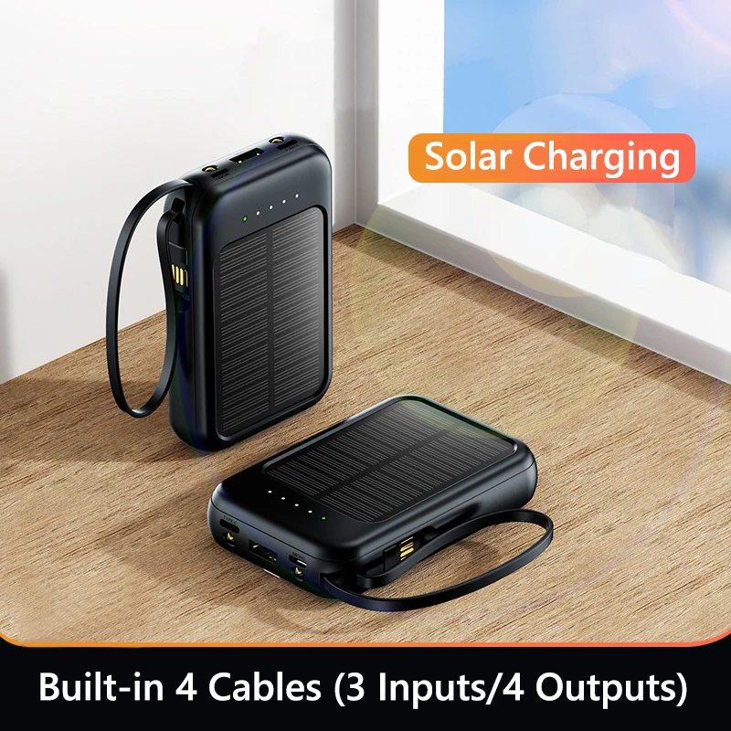 50000mAh Solar Power Bank Buil - Solar Charger Panel Foldable 评论和价格