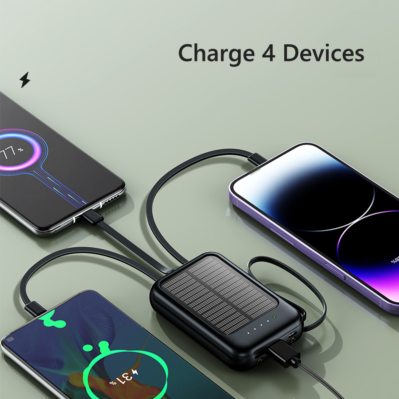 50000mAh Solar Power Bank Buil - Solar Charger Panel Foldable 评论和价格
